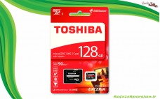 رم میکرو 128 گیگ UHS-1 کلاس 10 توشیبا Toshiba EXCERIA M302-EA MicroSDXC 128 GB Class10