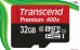 رم میکرو 32 گیگ پرمیوم 400 ایکس ترنسند TRANSCEND PREMIUM UHS-1 400X 32GB